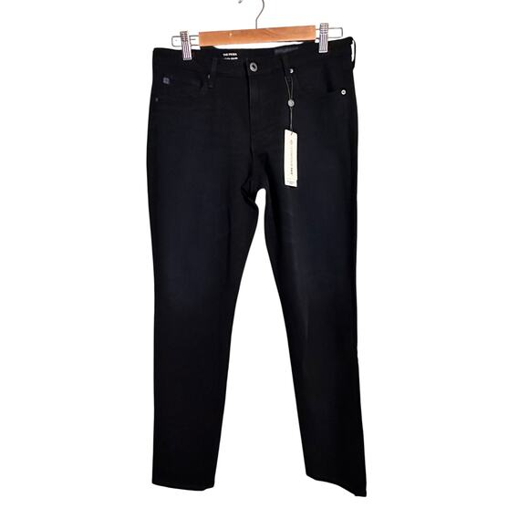 AG Adriano Goldschmied Prima Mid-Rise Cigarette Jeans Women's Size 30 Dark NWT - Picture 1 of 9